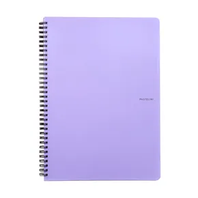 Doppeldrahtblock A4 PP PASTELINI lila